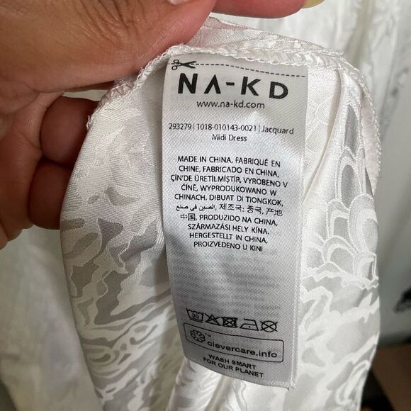 NA-KD Jacquard Midi Dress - Picture 5 of 7